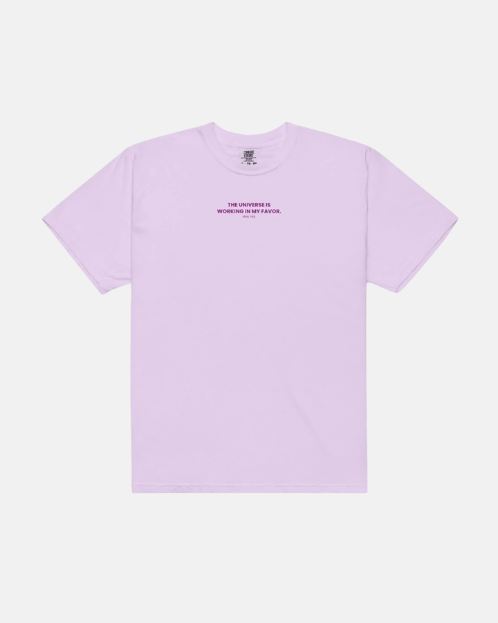 The Universe Is Working In My Favor - Heavyweight T-shirt