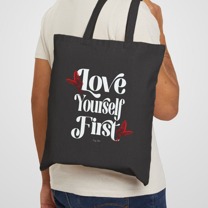 Love Yourself First Canvas Tote Bag