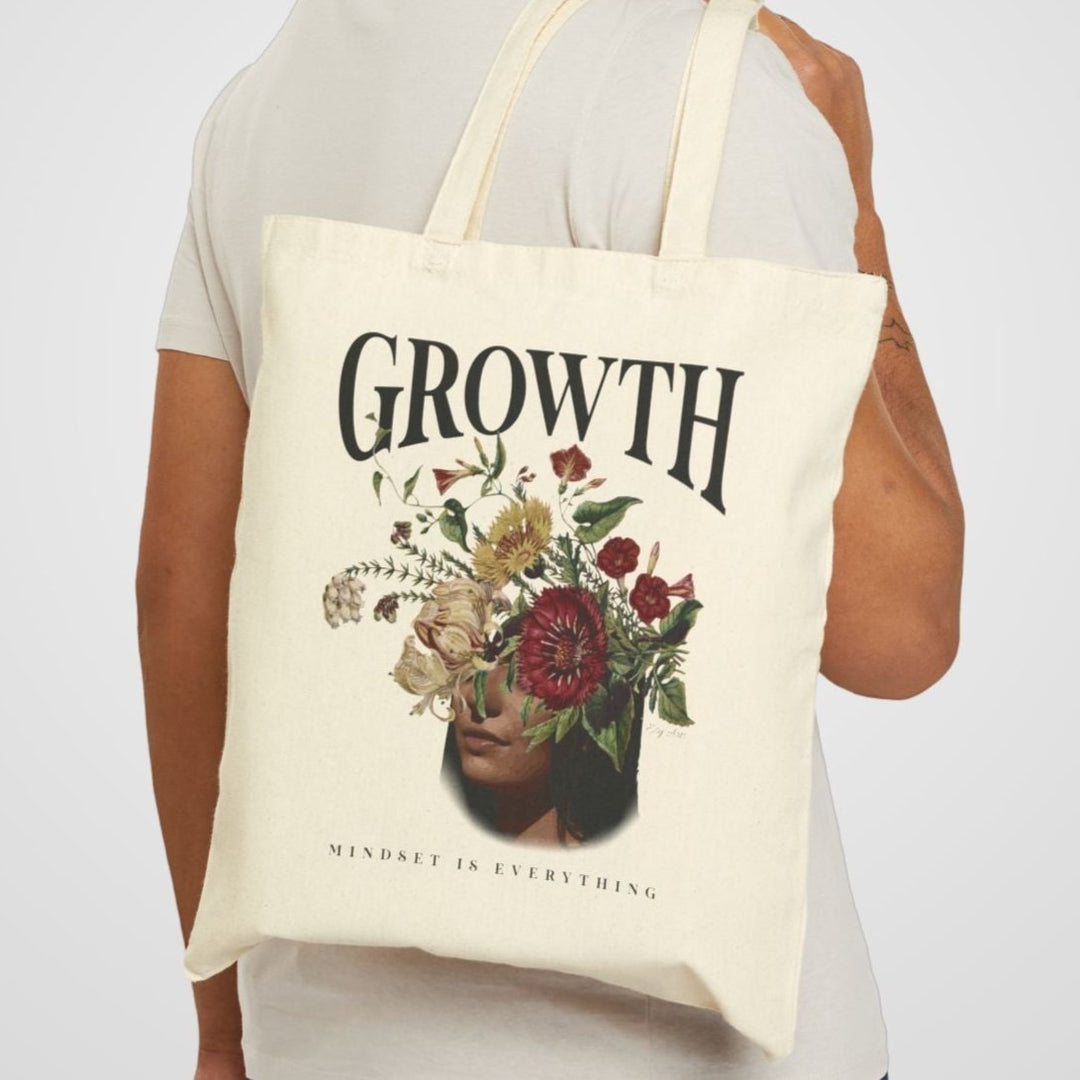 Growth Mindset is Everything Canvas Tote Bag