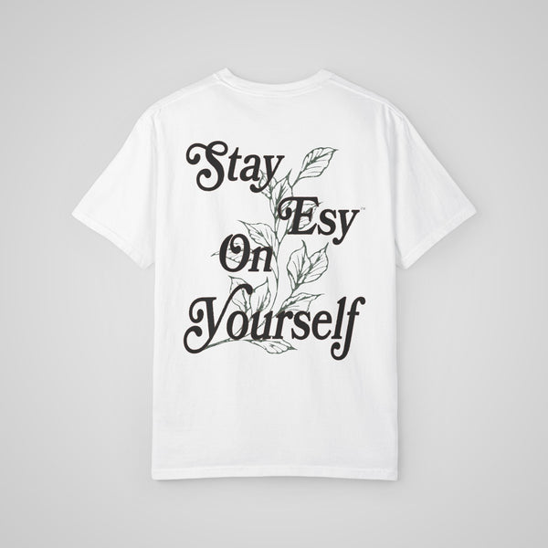 Stay Esy On Yourself Heavyweight Unisex Tee