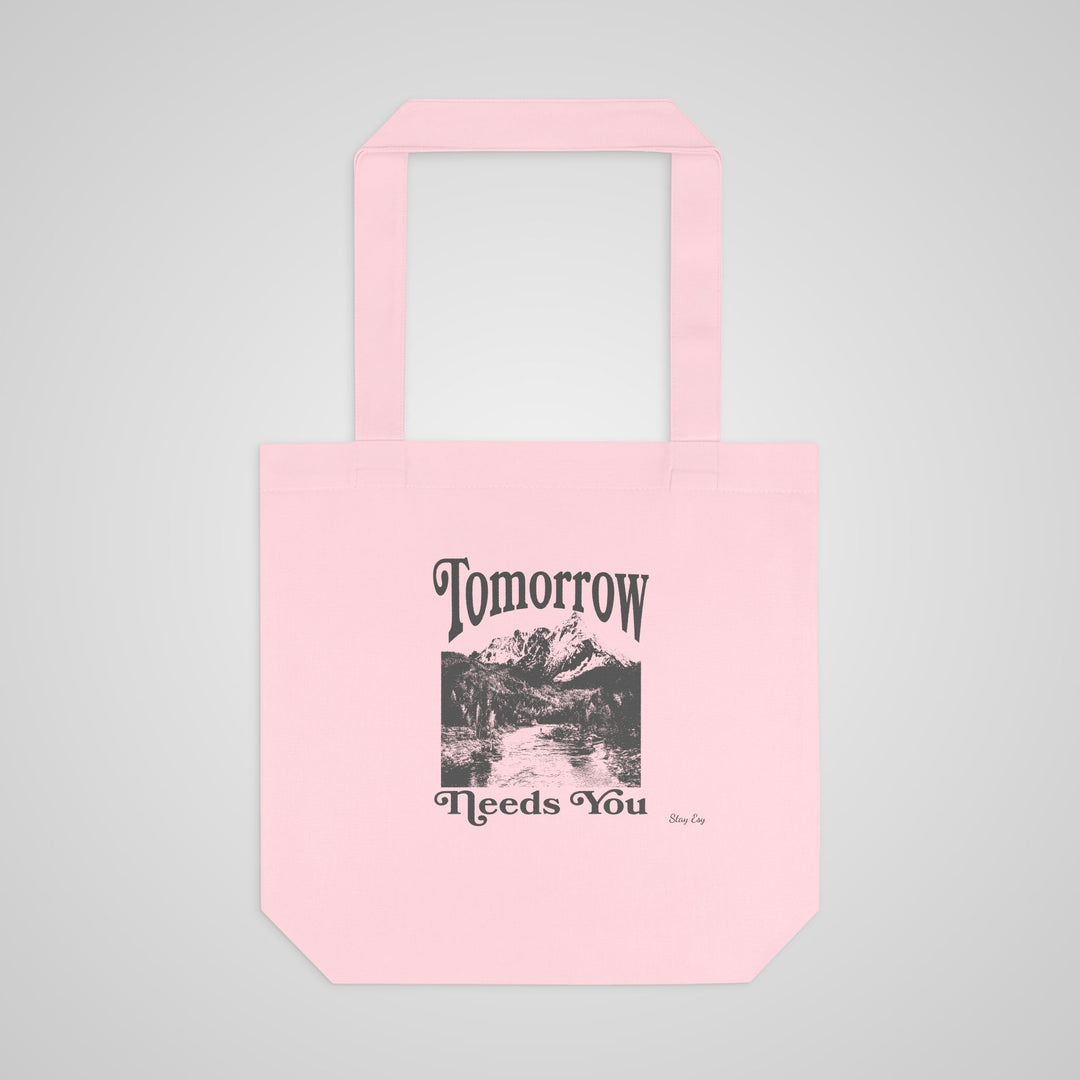 Tote Bag — "Tomorrow Needs You" Vintage Mountain Eco Tote