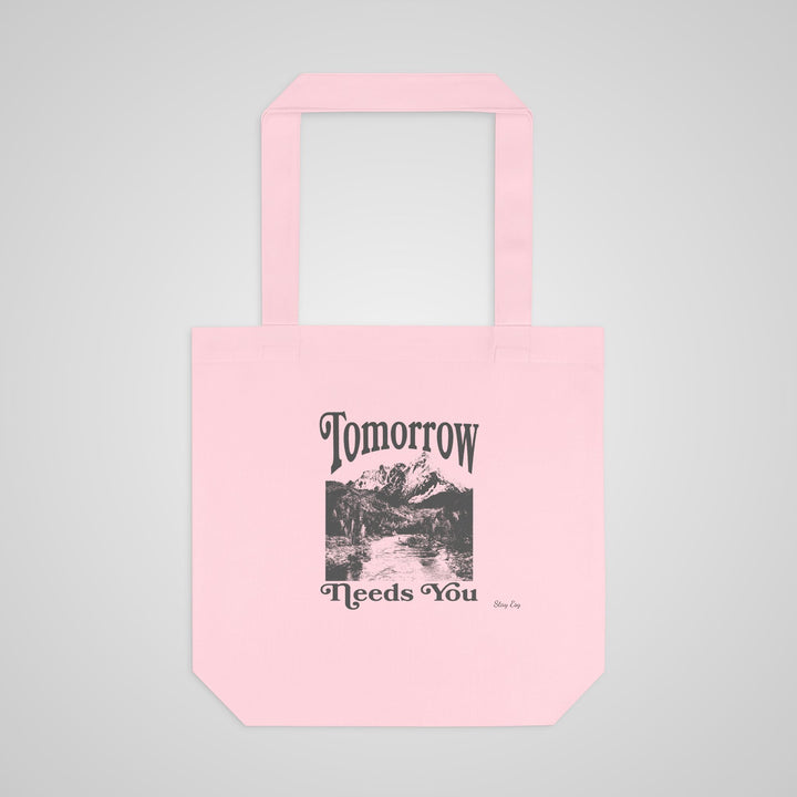 Tote Bag — "Tomorrow Needs You" Vintage Mountain Eco Tote