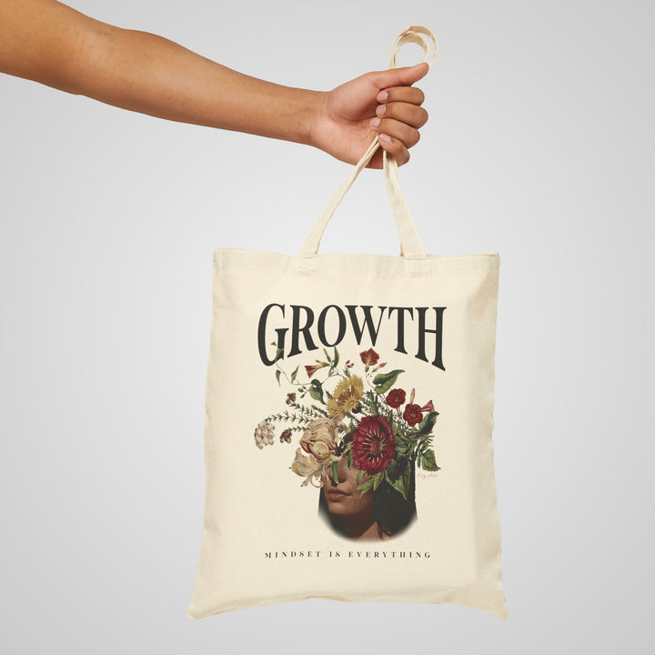 Growth Mindset is Everything Canvas Tote Bag