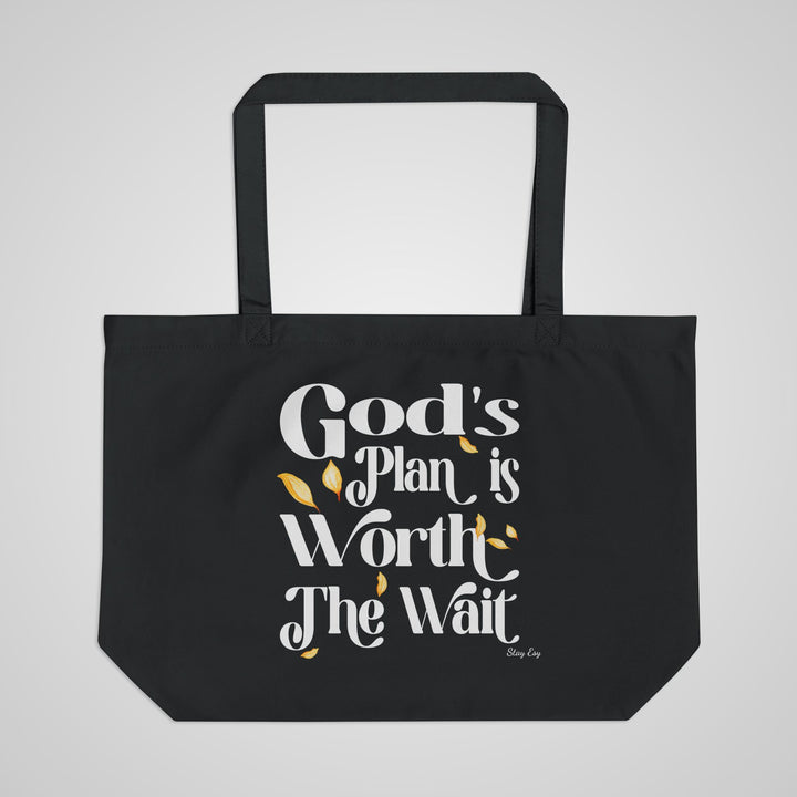 Large Eco Tote — "God&