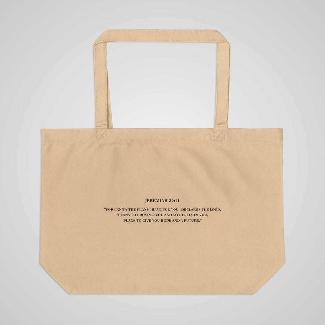 Large Eco Tote — "God&