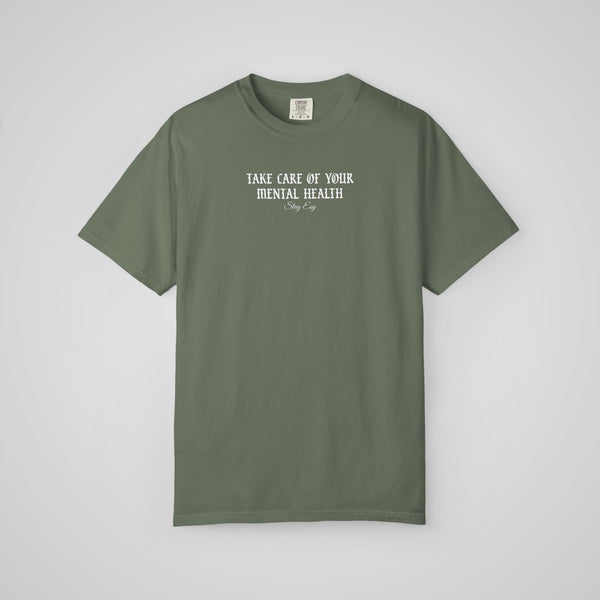 Take Care Of Your Mental Health - Comfort Colors Heavyweight Tee