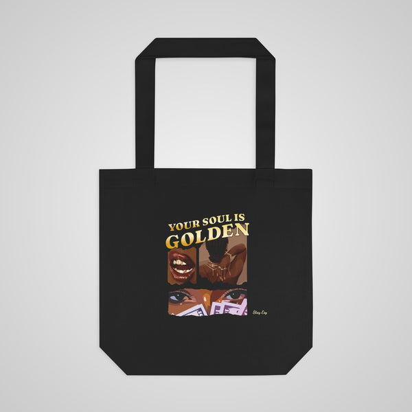 Tote Bag — "Your Soul Is Golden" Artistic Canvas Tote