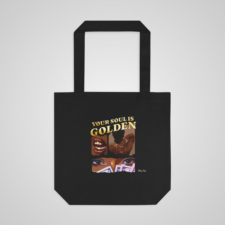 Tote Bag — "Your Soul Is Golden" Artistic Canvas Tote