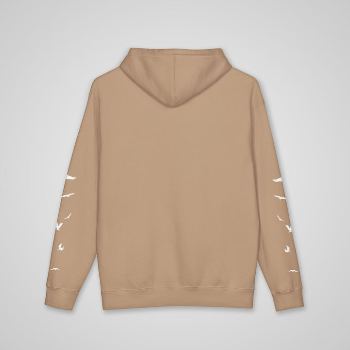Peace Over Everything - Heavyweight Hoodie With Sleeve Design