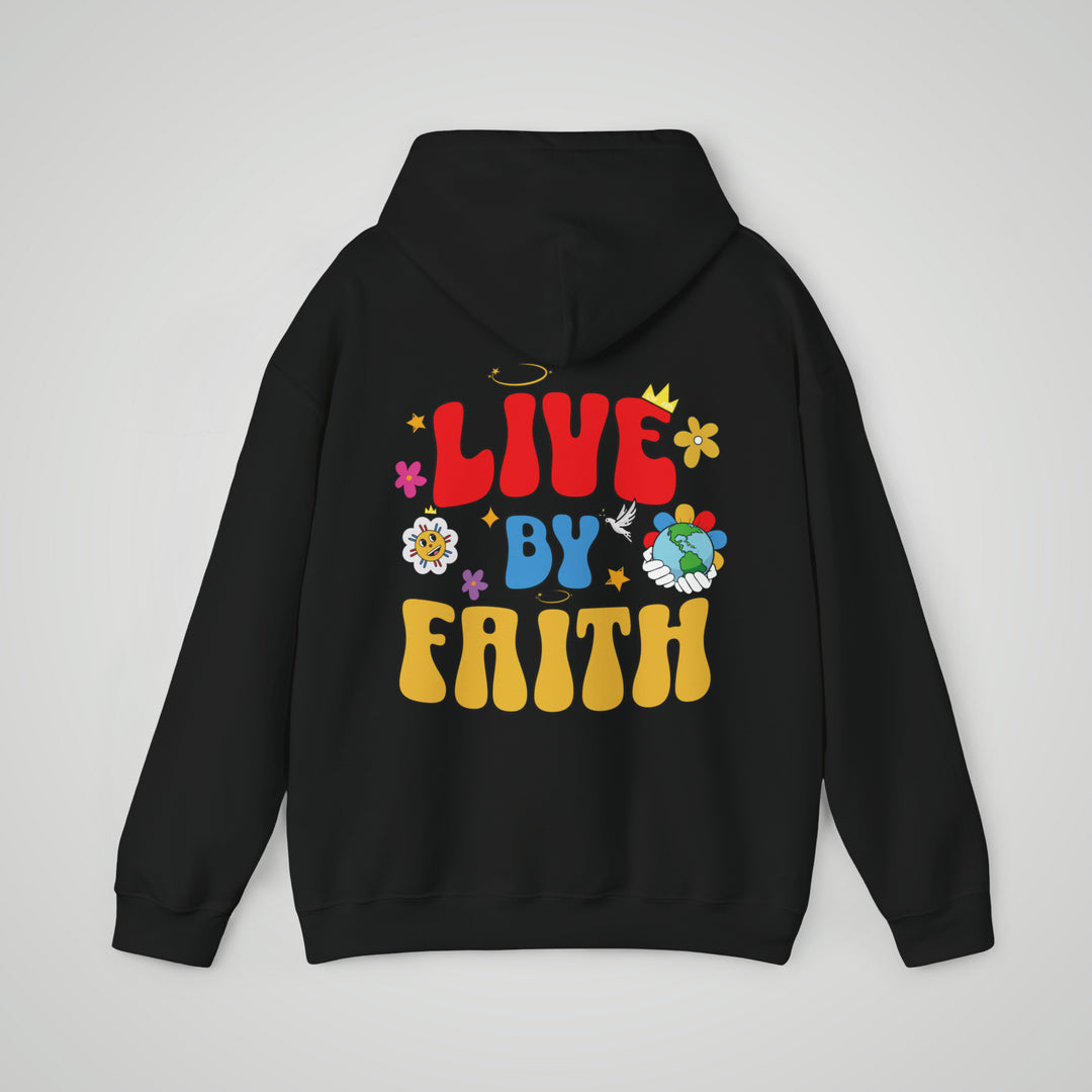 Live by faith hoodie