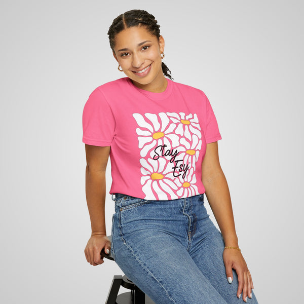 Stay Esy "Floral" Heavyweight Unisex Tee