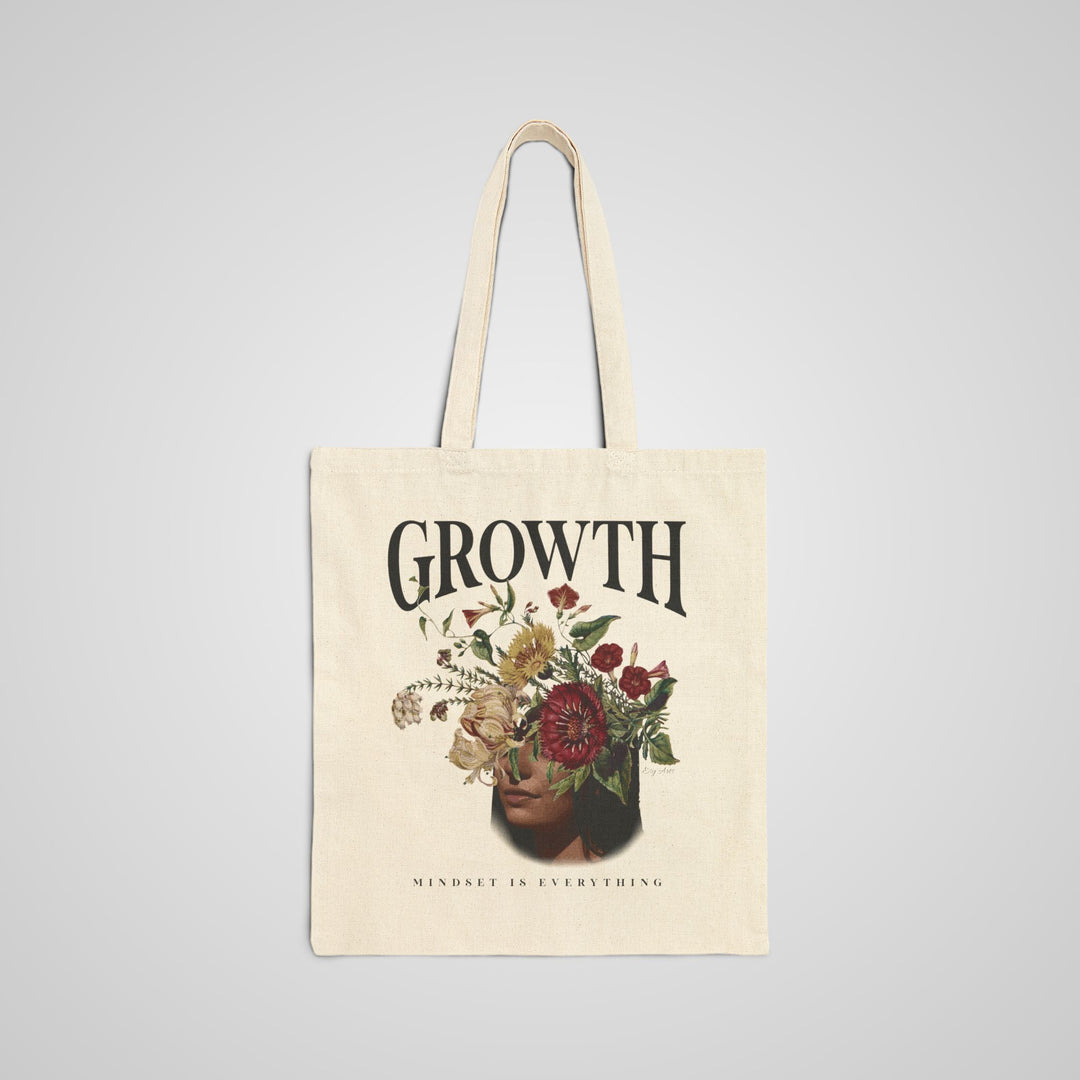 Growth Mindset is Everything Canvas Tote Bag