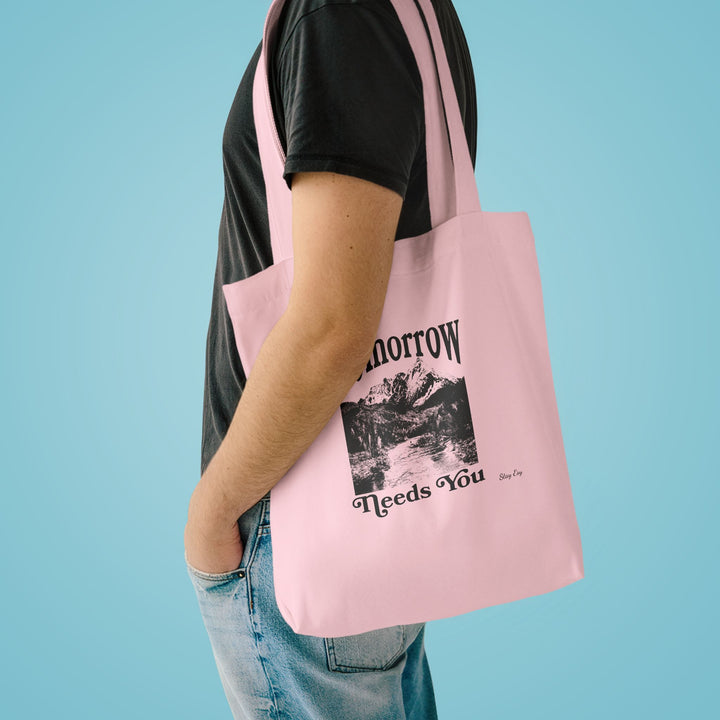 Tote Bag — "Tomorrow Needs You" Vintage Mountain Eco Tote