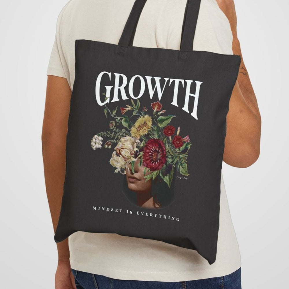 Growth Mindset is Everything Canvas Tote Bag