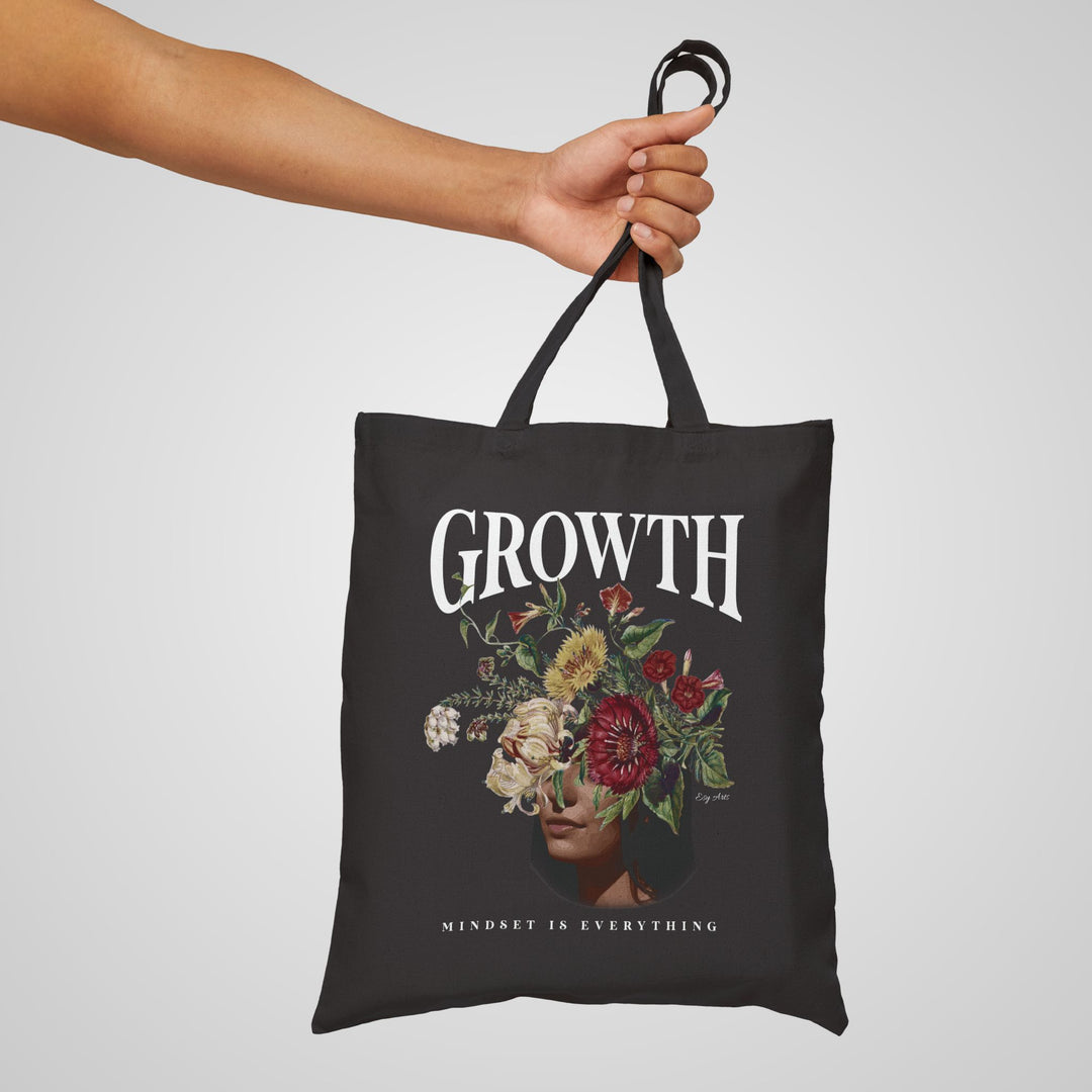 Growth Mindset is Everything Canvas Tote Bag