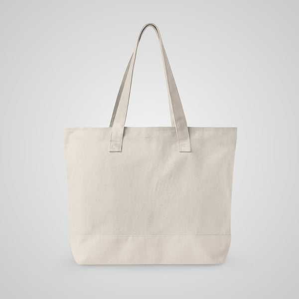 Canvas Tote Bag — "Protect Your Inner Peace" Zippered Eco Tote