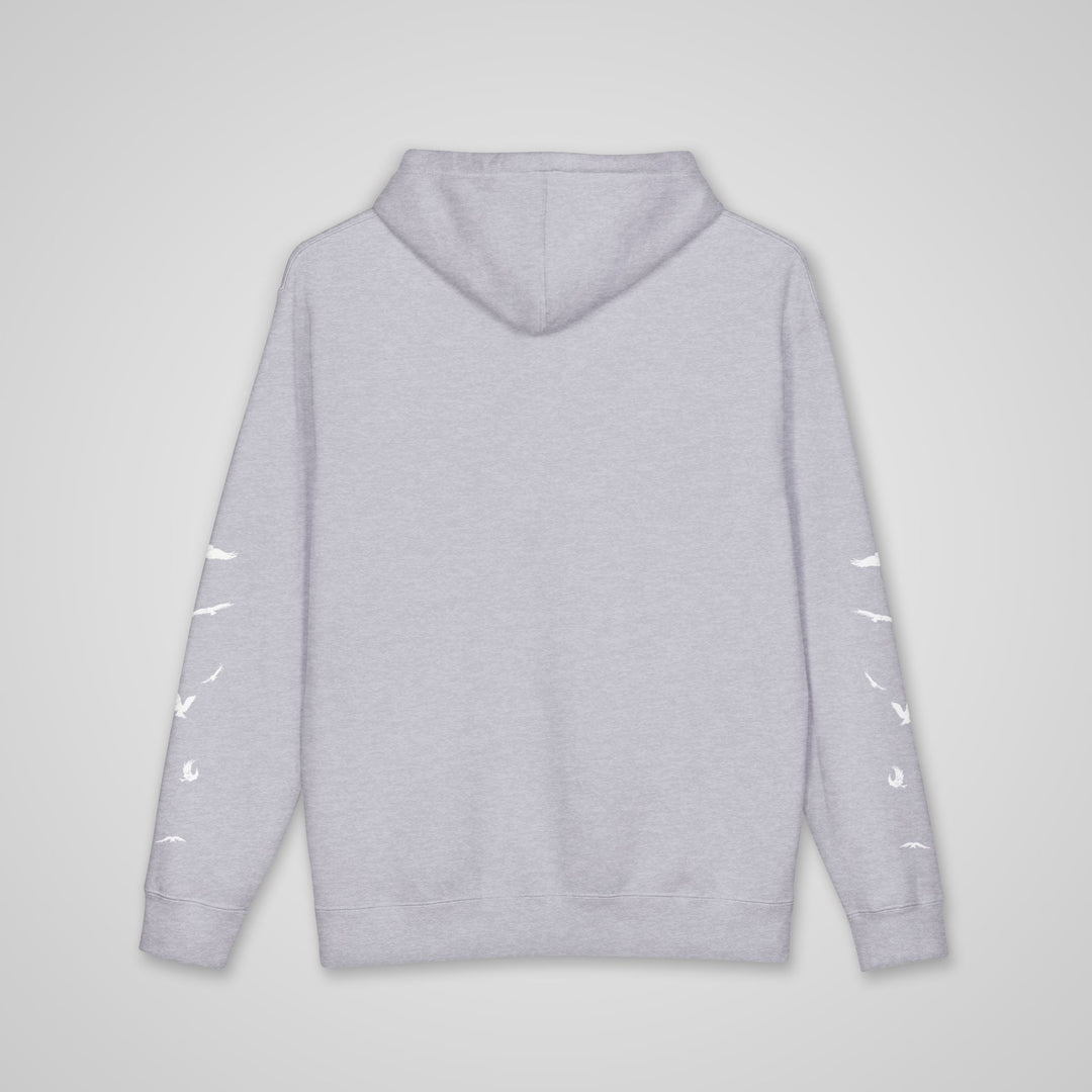 Peace Over Everything - Heavyweight Hoodie With Sleeve Design
