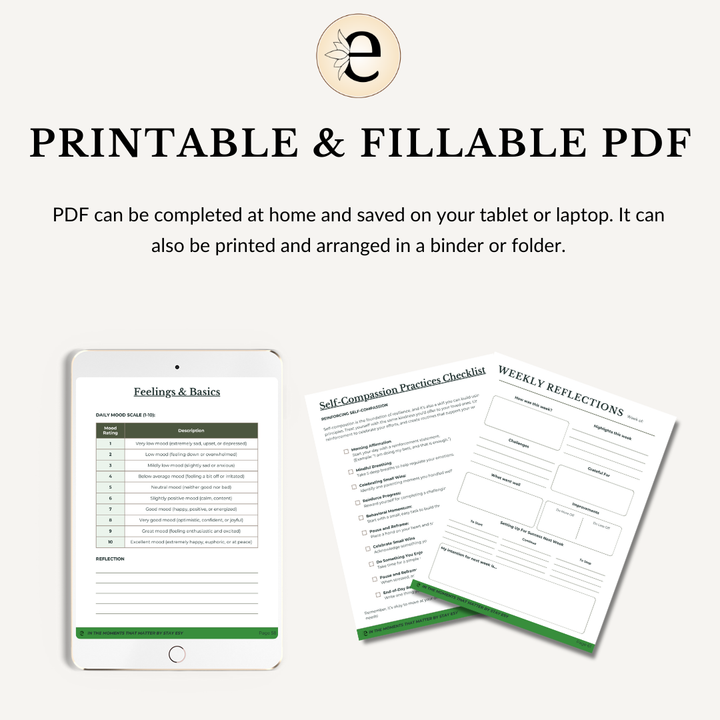 Digital Self-Care Worksheet For Parents