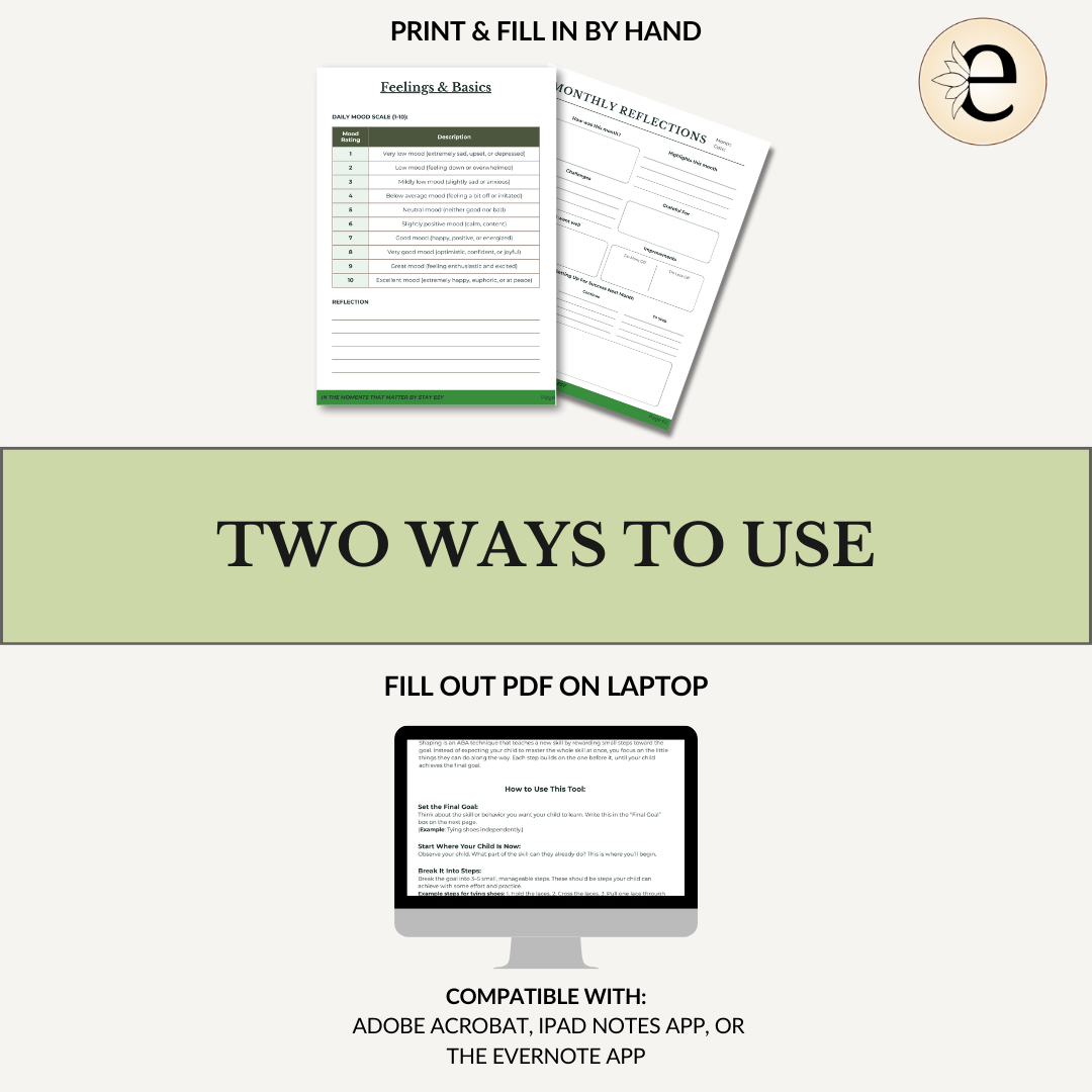 Digital Self-Care Worksheet For Parents