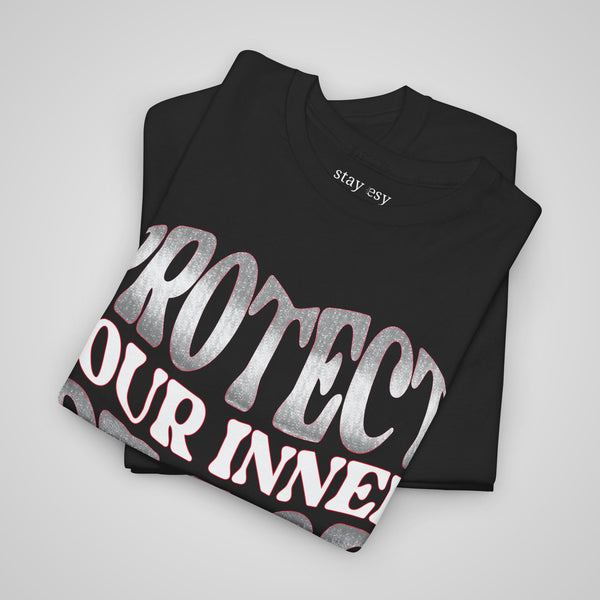 Protect Your Inner Peace "Heart Shape" T-shirt