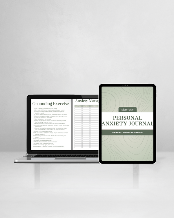 Anxiety Journal - Digital Guided Workbook