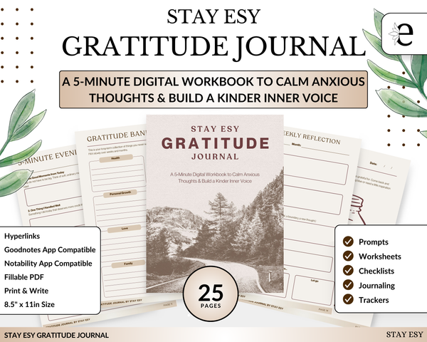 The Mental Reset Bundle: Gratitude Journal + Ebook