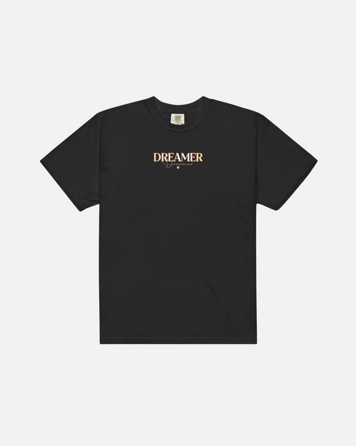 Dreamer with Logo Emblem - Unisex Heavyweight T-shirt