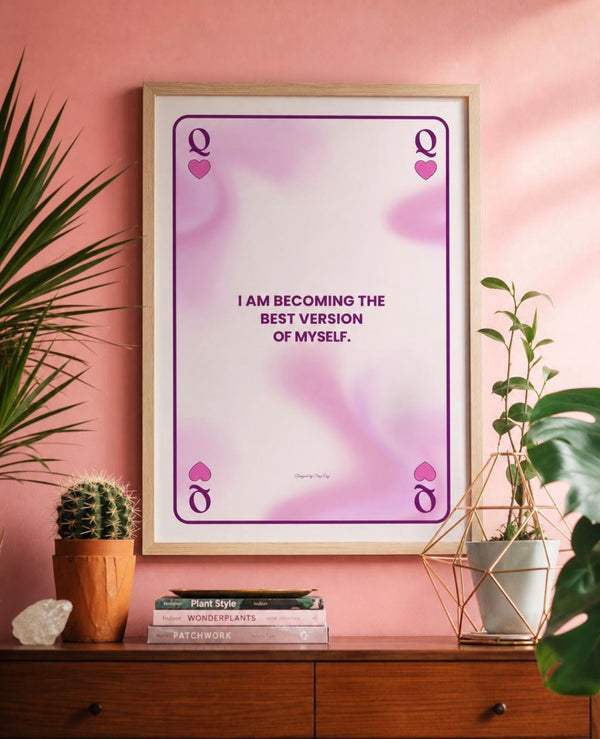 I Am Becoming the Best Version of Myself - Wall Art