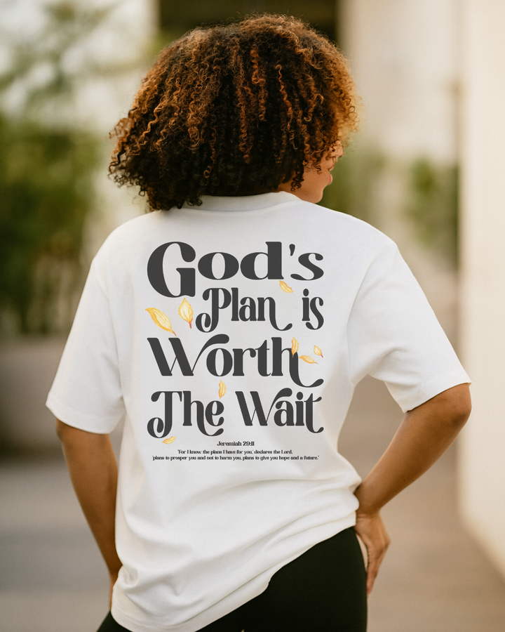 God's Plan is Worth The Wait - Lightweight Tee