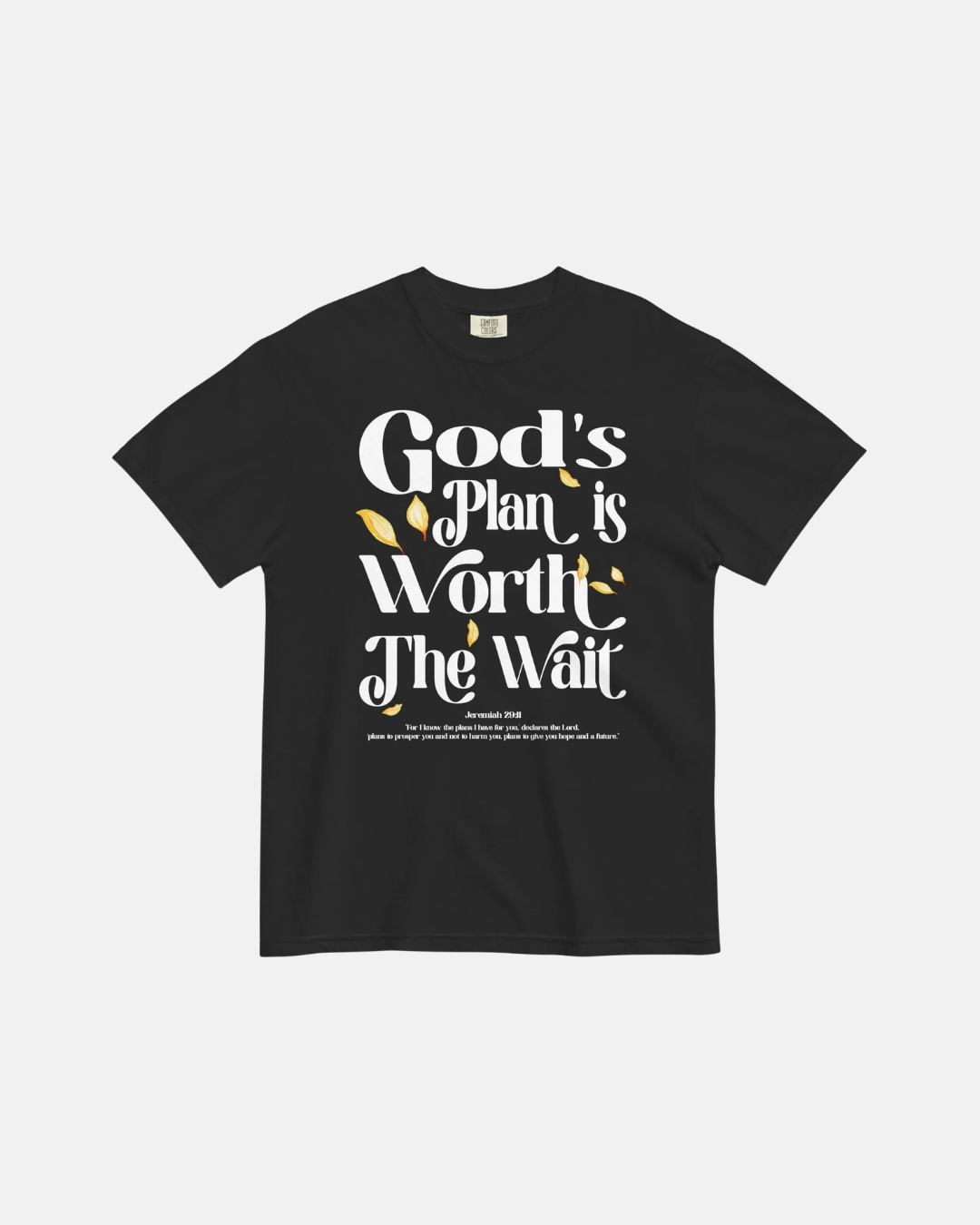 God's Plan x Jeremiah 29:11 - Heavyweight T-shirt