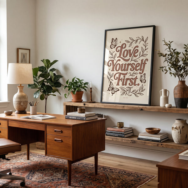 Love Yourself First - Self-Love Affirmation Wall Art
