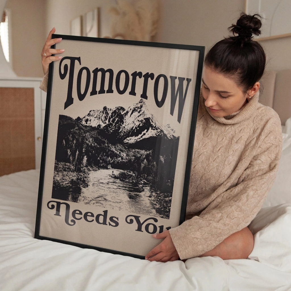Tomorrow Needs You - Mental Health Wall Art