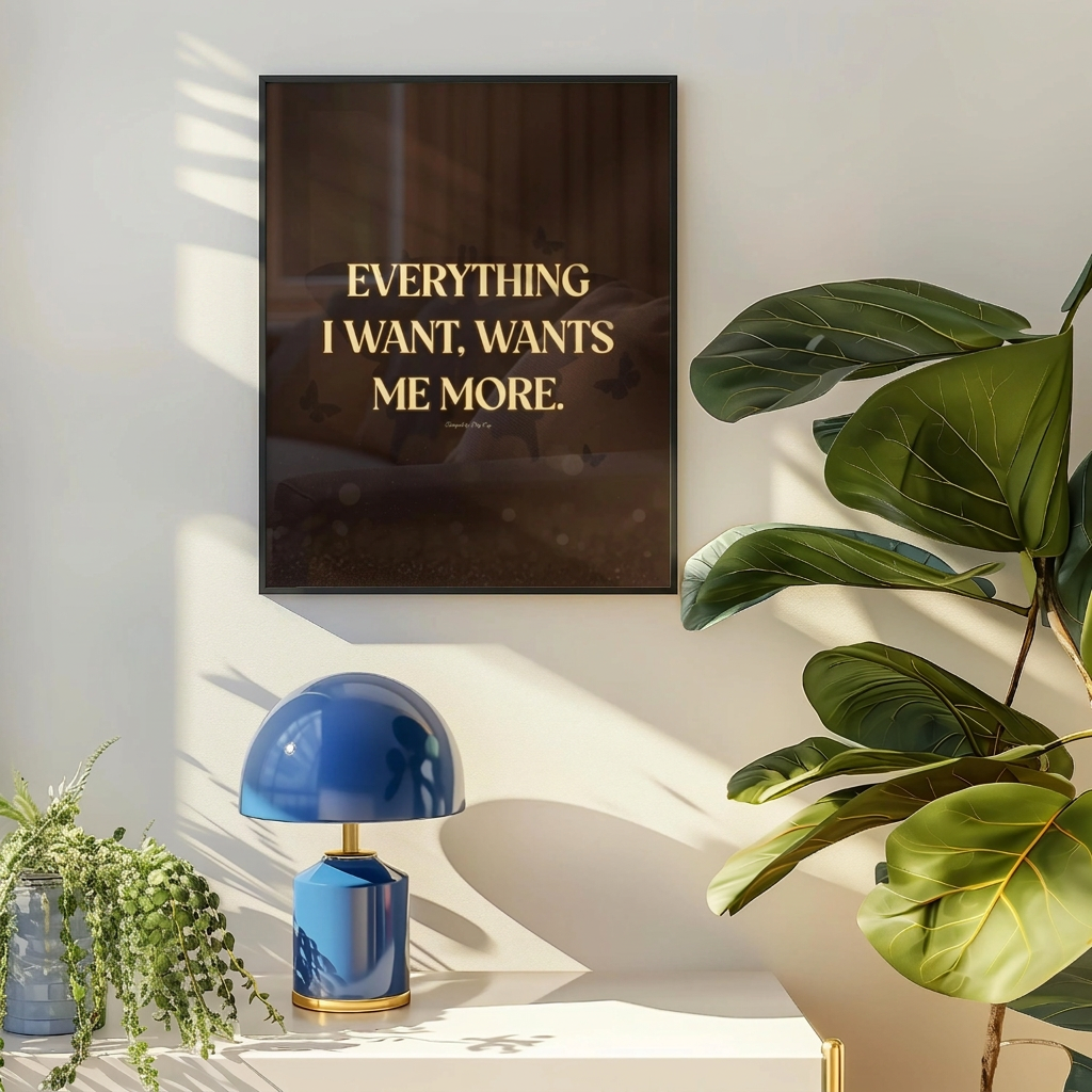 Everything I Want, Wants Me More - Wall Art