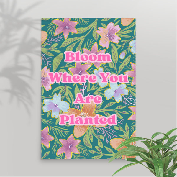  Framed Bloom Where You Are Planted Wall Art, designed to bring inspiration and warmth to your living space.
