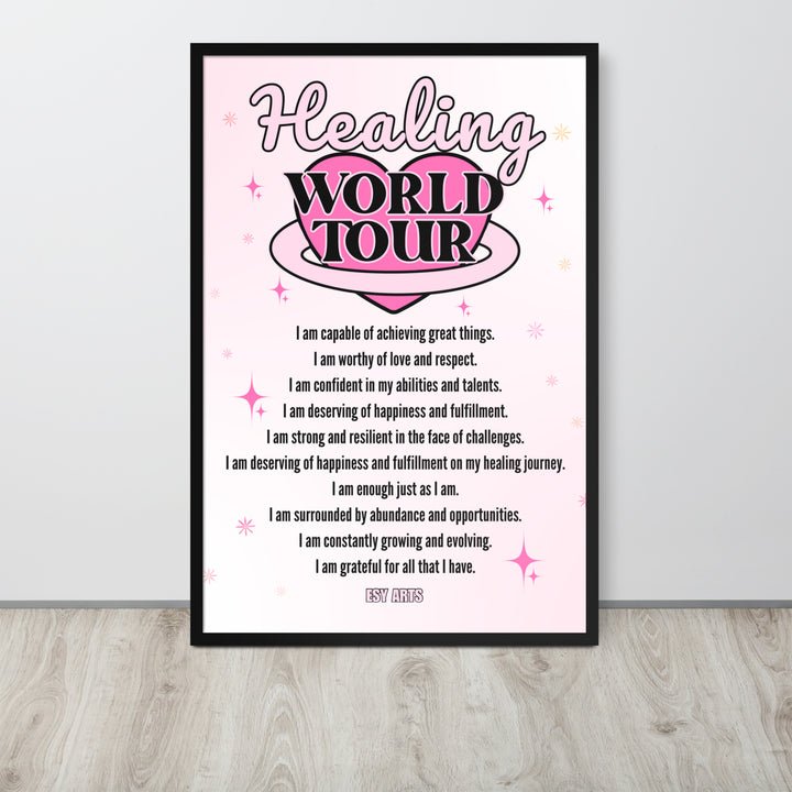 Healing World Tour Wall Art