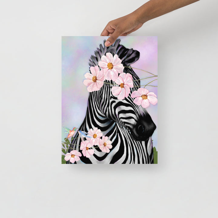 Zebra Poster 