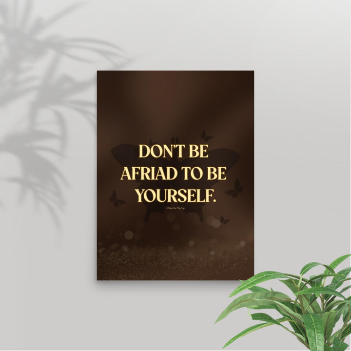 Motivational poster with &