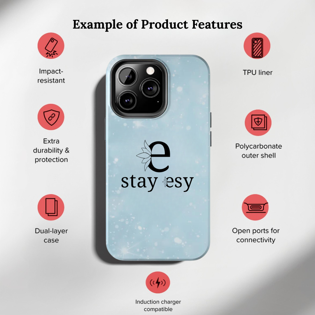 Phone case with &