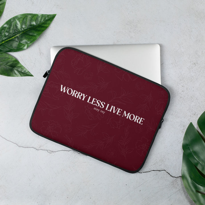 Red pouch with &
