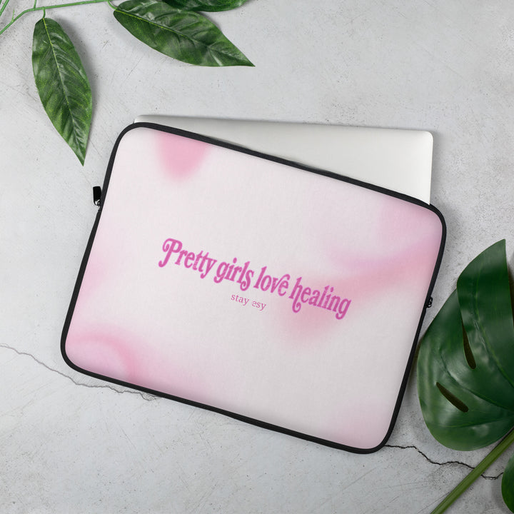 Laptop sleeve with &