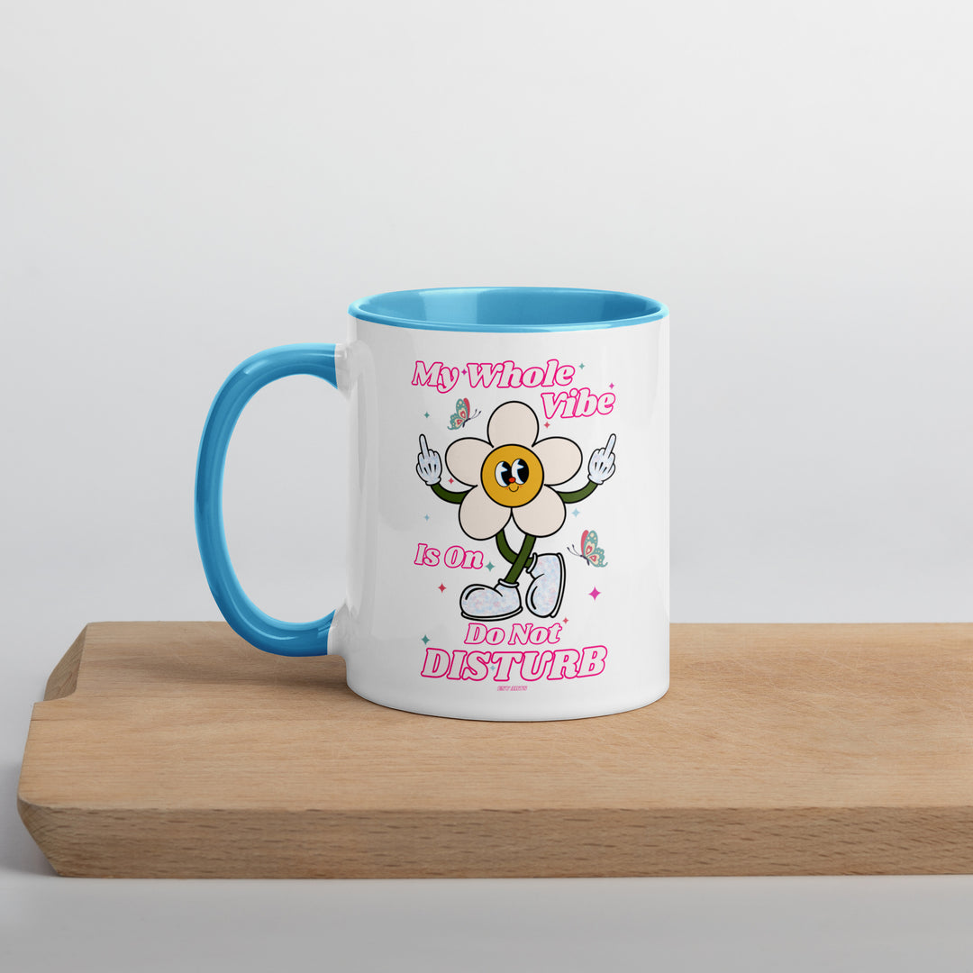 A mental health awareness mug reminding you to prioritize self-care and enjoy quiet moments.