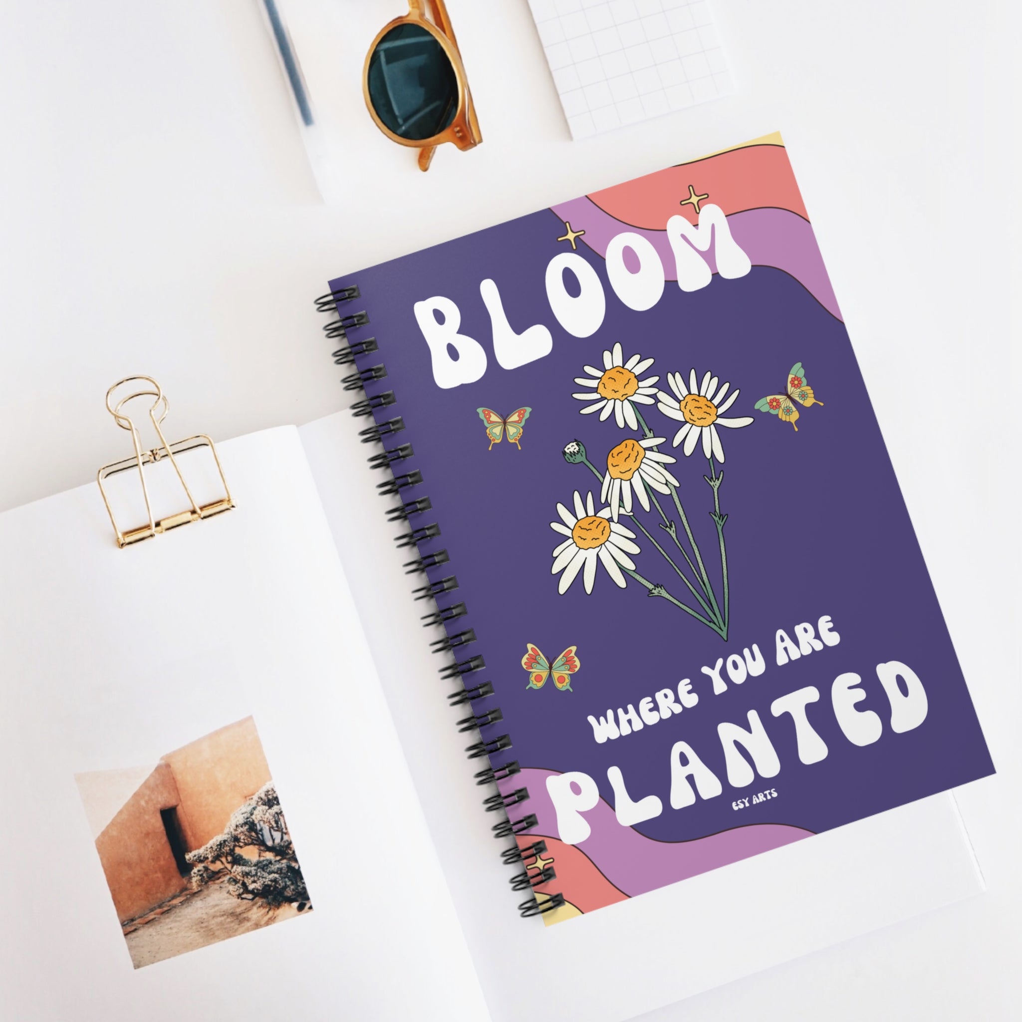 Mental Health Journal Notebook, perfect for daily reflection, self-care, and tracking emotional well-being.
