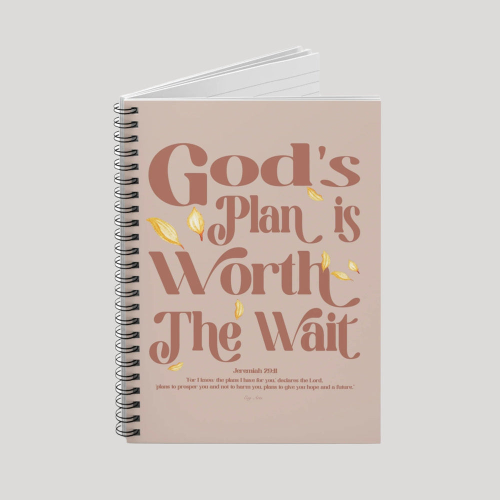 Mental Health Journal Notebook, featuring scripture to inspire faith, healing, and emotional well-being.
