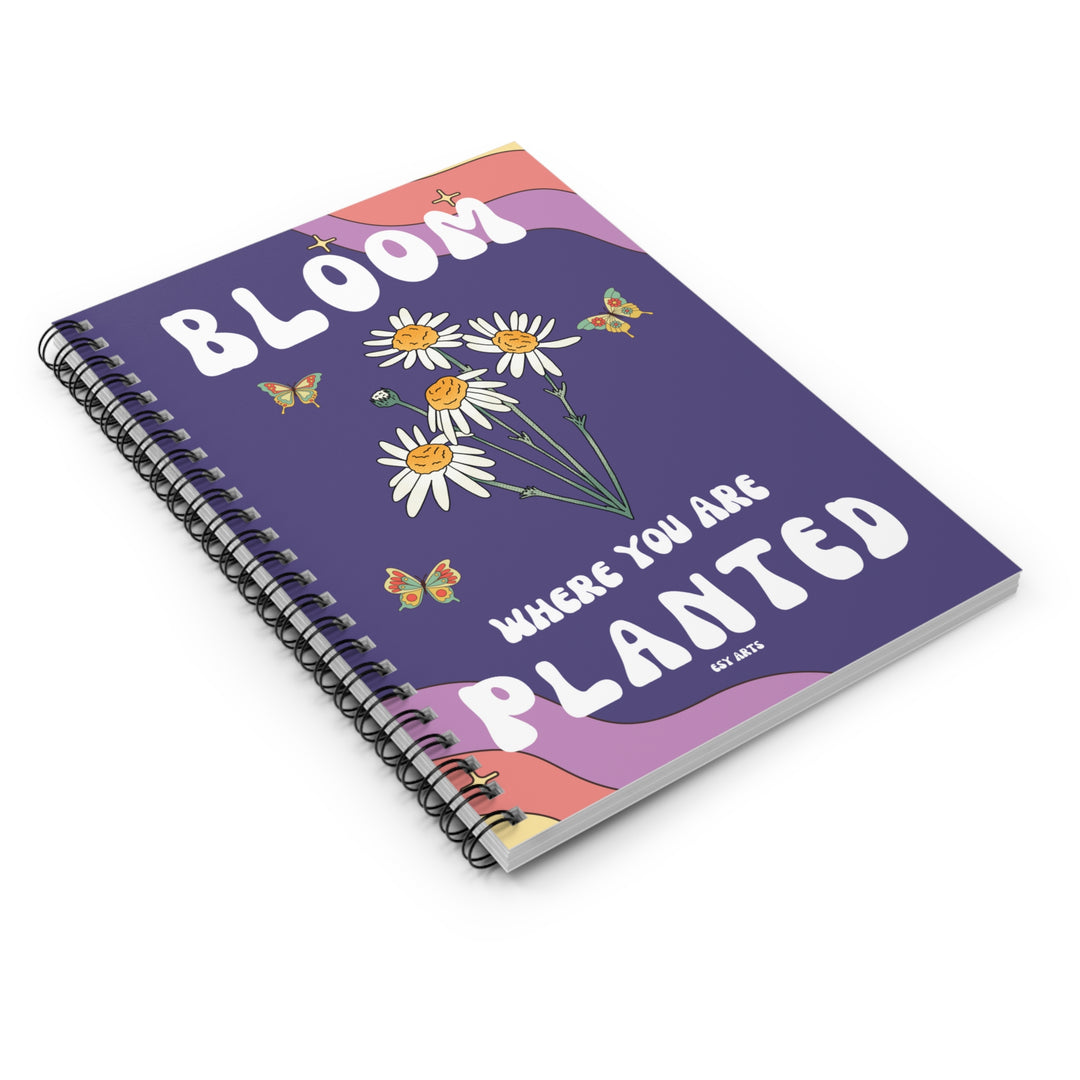 Mental Health Tracker Notebook, a self-care planner that helps track emotions, set goals, and encourage personal growth.
