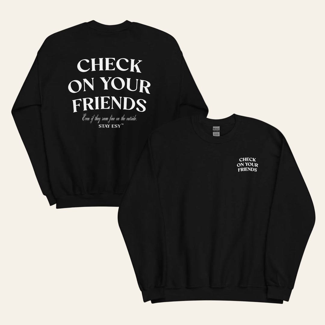 Check on your friends sweatshirt in black.