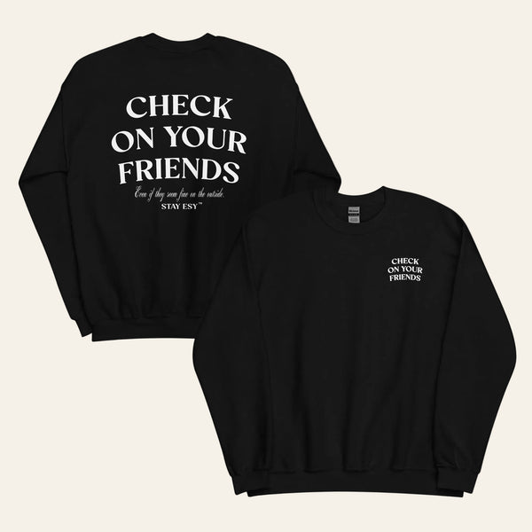 Check on your friends sweatshirt in black.