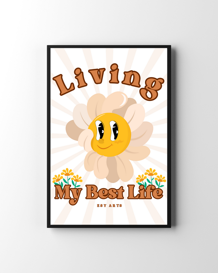 LIVING MY BEST LIFE - ARTWORK