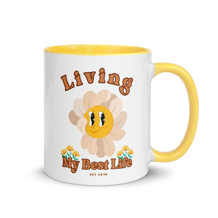 A beautifully designed affirmation mug featuring an uplifting message to encourage self-care.