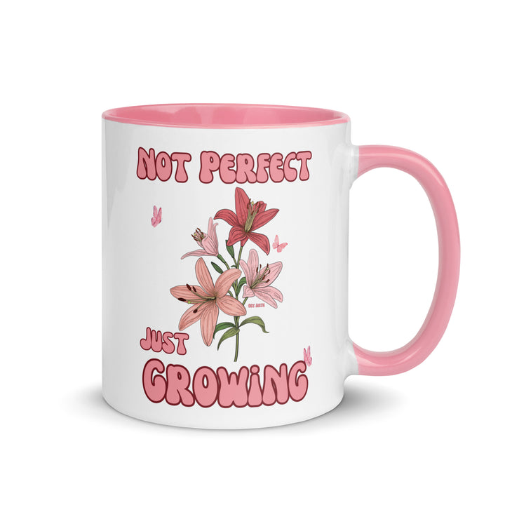 A beautifully designed affirmation mug featuring an uplifting message to inspire self-improvement.