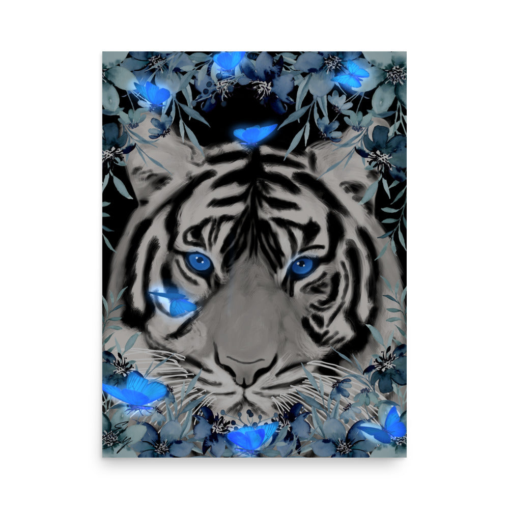 White Tiger Wall Art